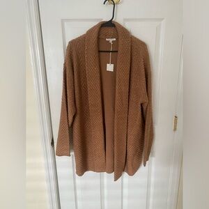Camel brown cardigan
